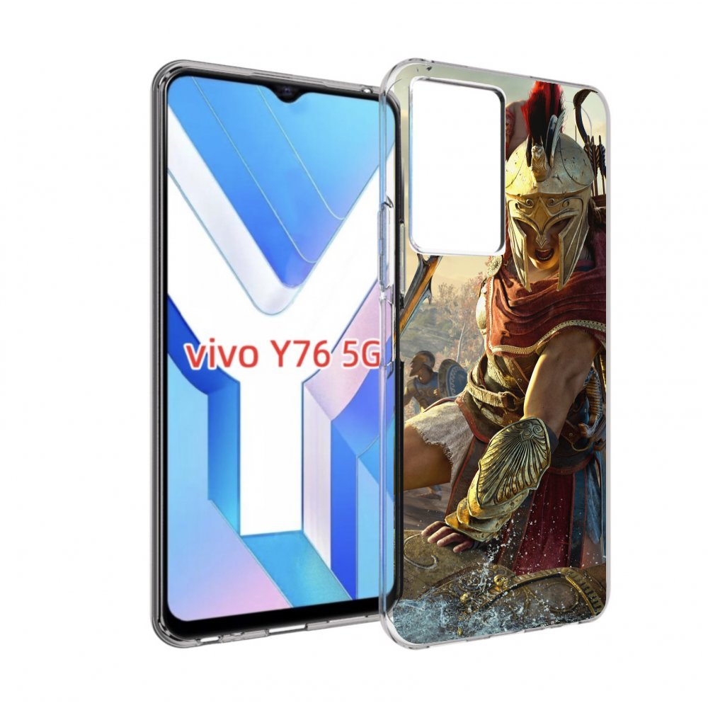 

Чехол MyPads Assassin's Creed Odyssey Kassandra мужской для Vivo Y76 5G, Прозрачный, Tocco