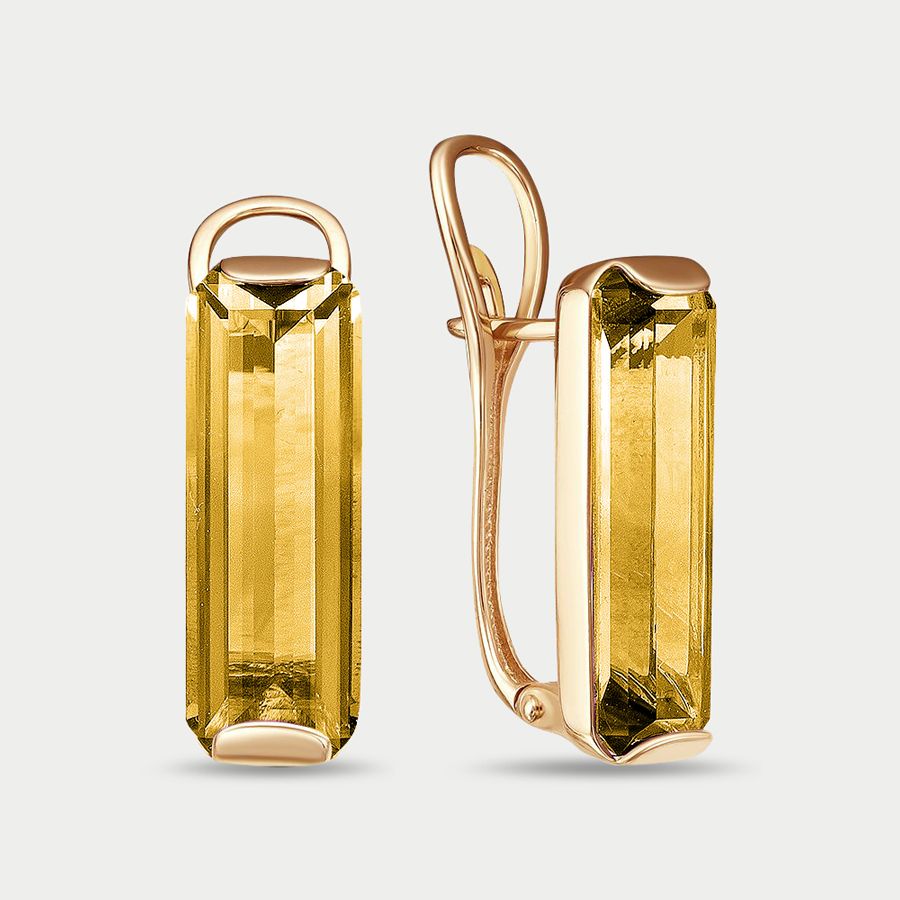

Серьги из золота с султанитом GOLD CENTER 21805226, 21805226
