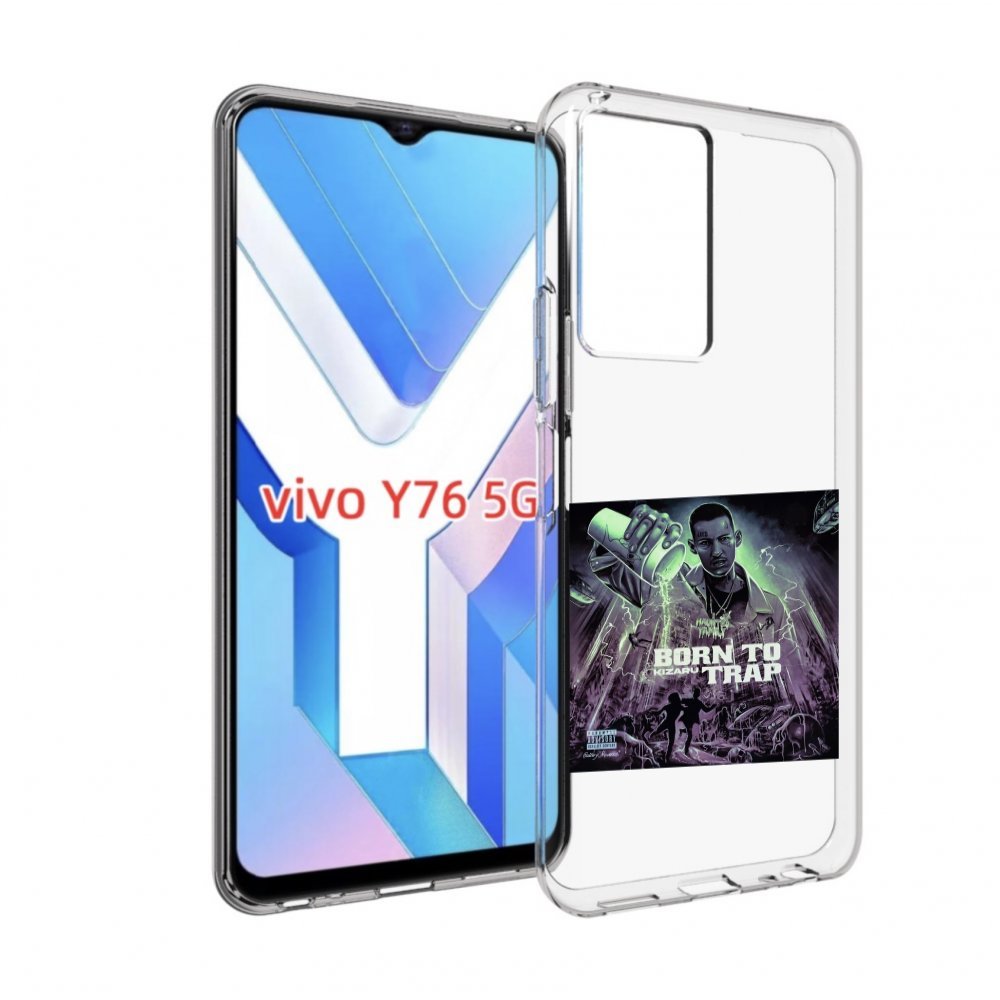 

Чехол MyPads Born to Trap Kizaru для Vivo Y76 5G, Прозрачный, Tocco