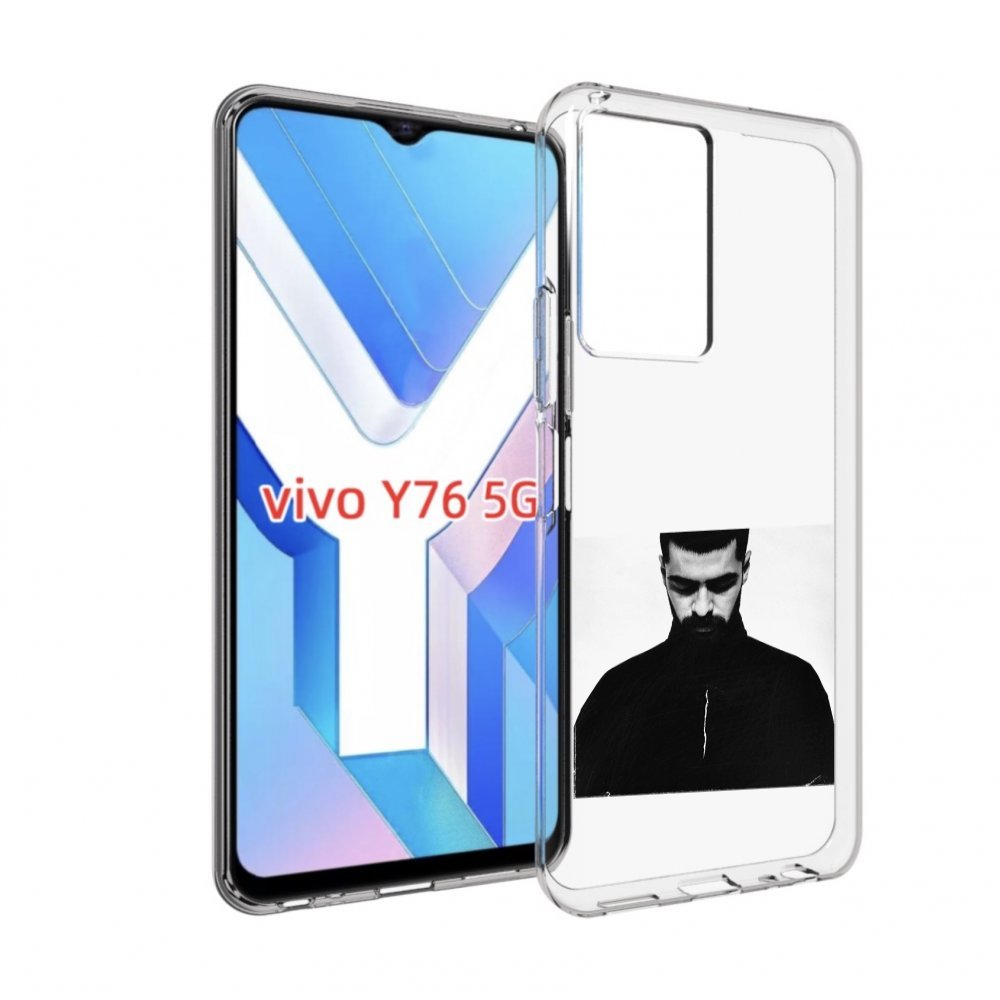 

Чехол MyPads Buster Keaton Miyagi мужской для Vivo Y76 5G, Прозрачный, Tocco