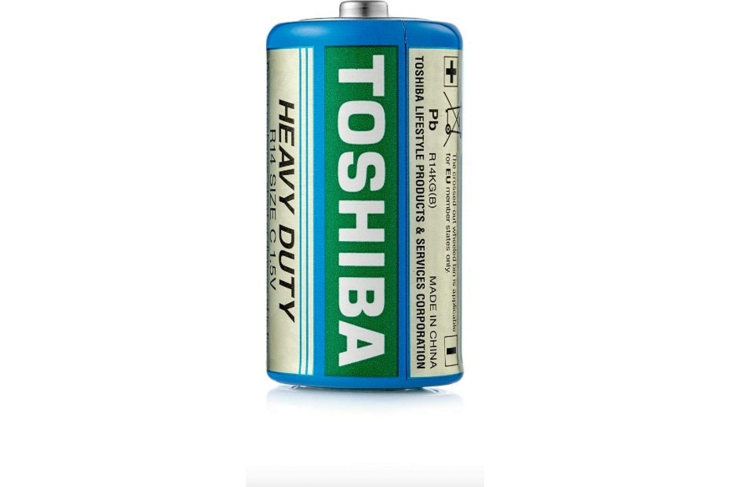 Toshiba элемент питания солевой R14 2/shrink 240 100039697927