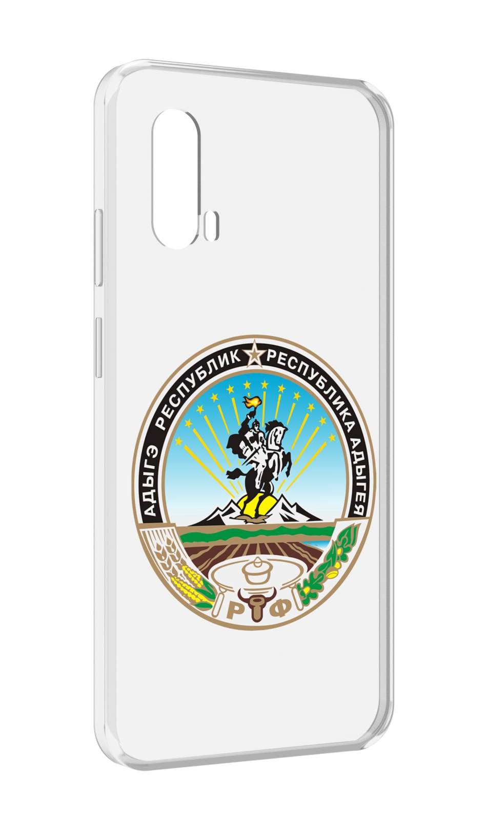 

Чехол MyPads герб-адыгея-маикоп для Blackview BV7100, Прозрачный, Tocco