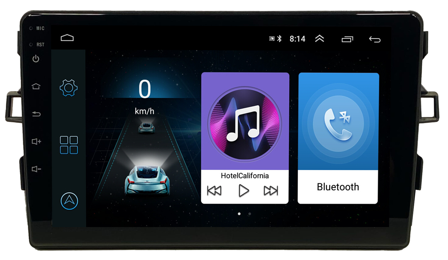 Автомагнитола ANDROID Toyota Auris 2006-2012, Android 12, 6/128GB / Головное устройство /