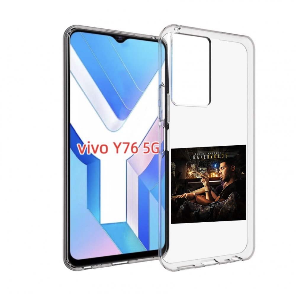 

Чехол MyPads Drake - You Only Live Once 2 для Vivo Y76 5G, Прозрачный, Tocco