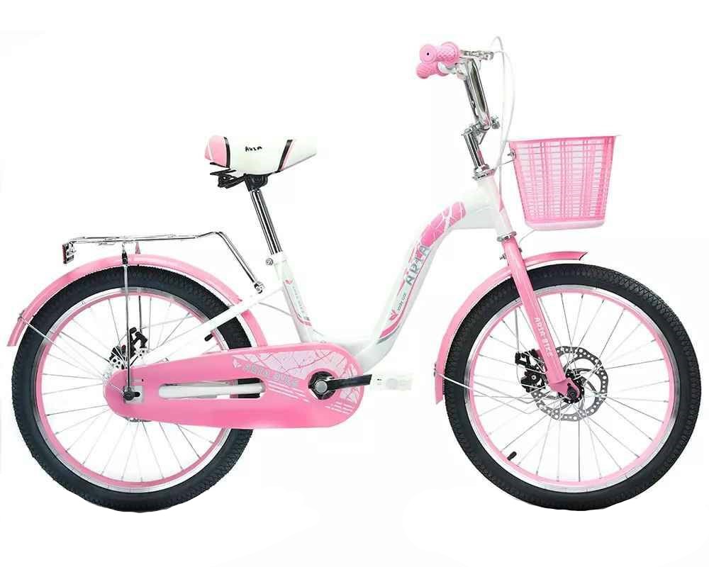 Велосипед 20 ARIA MS201W DISK 1-ск белыйрозовый 1637100₽