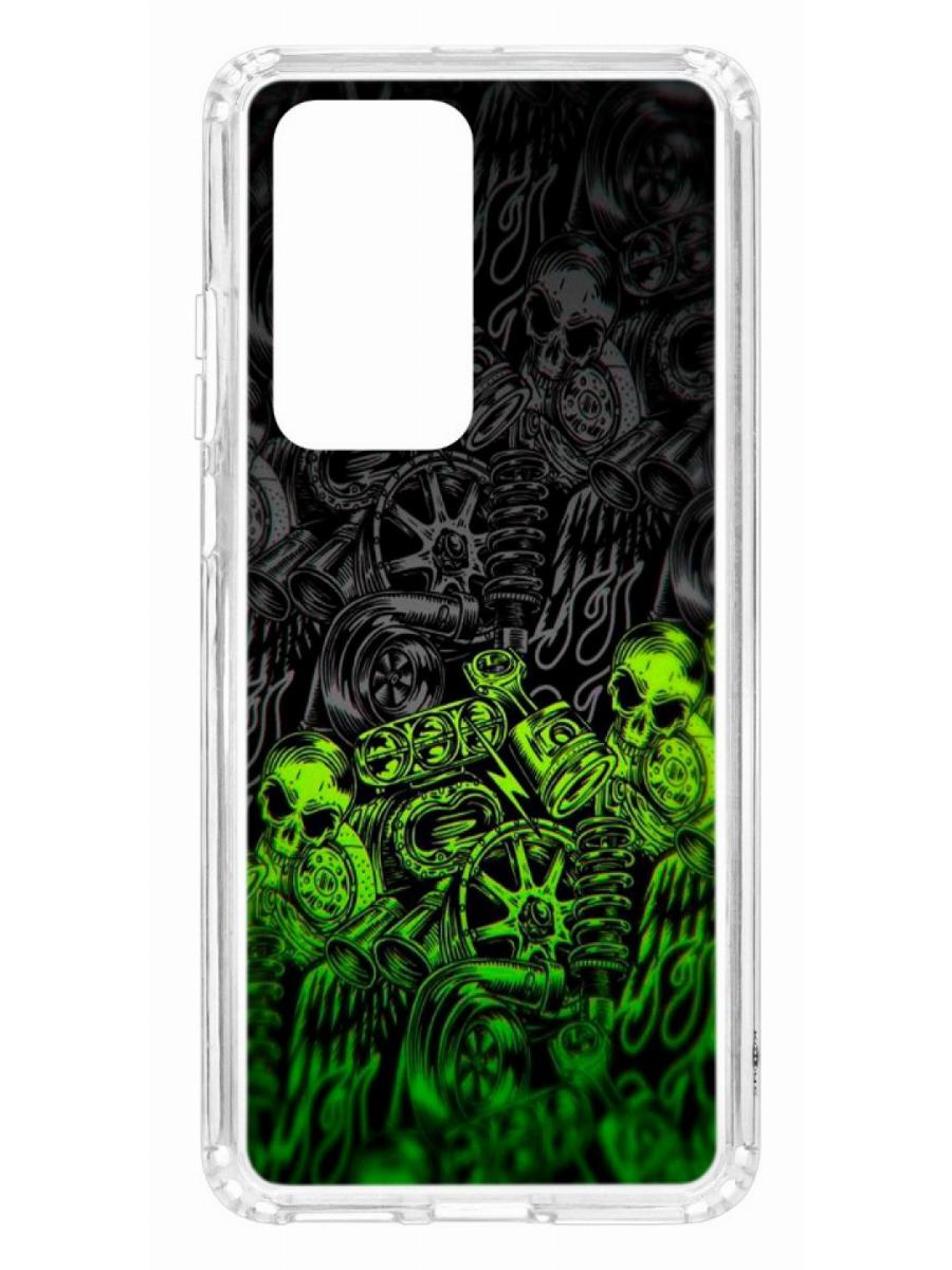 фото Чехол для huawei p40 pro kruche print garage кruче