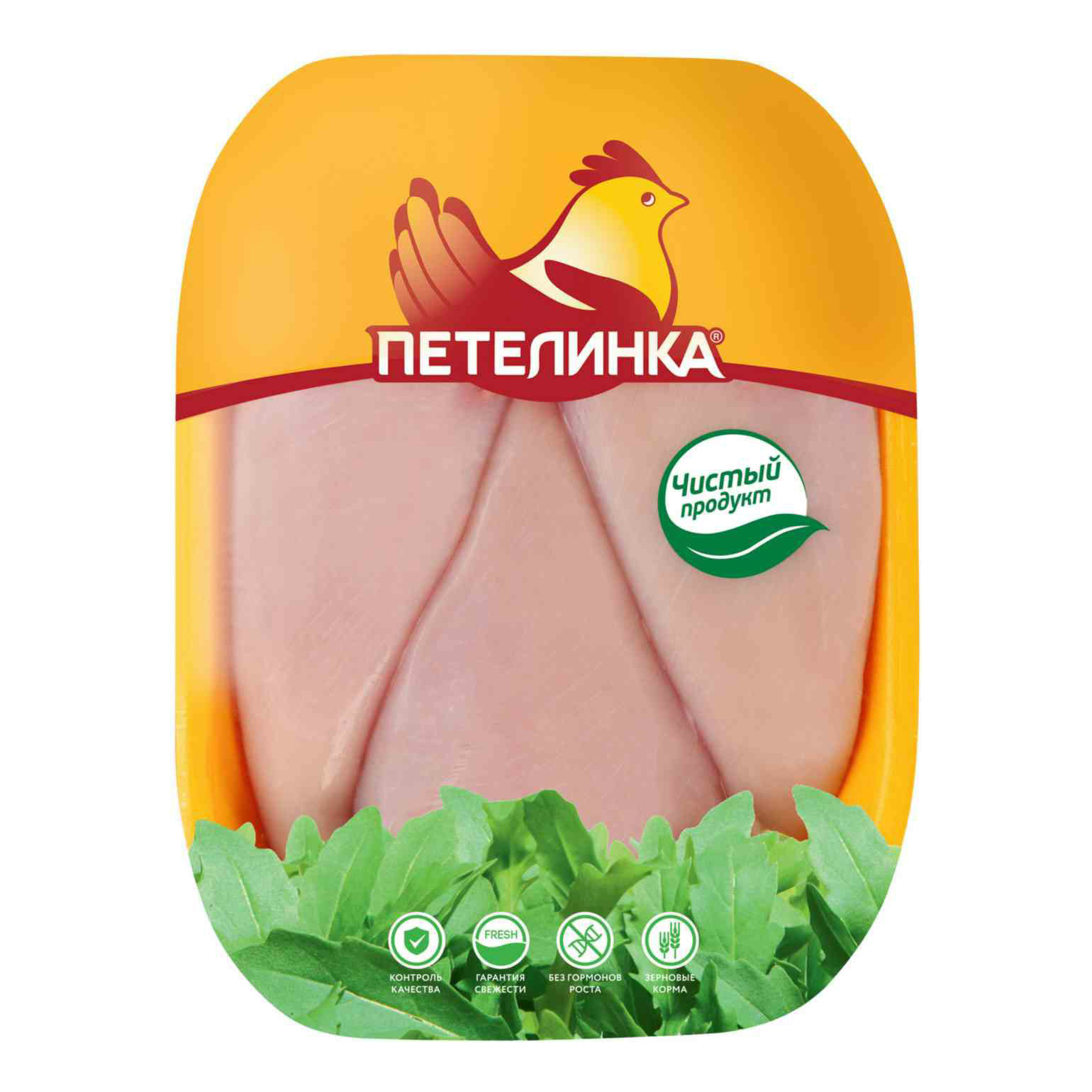 Филе цыплят-бройлеров без кожи Петелинка охлажденное +-900 г