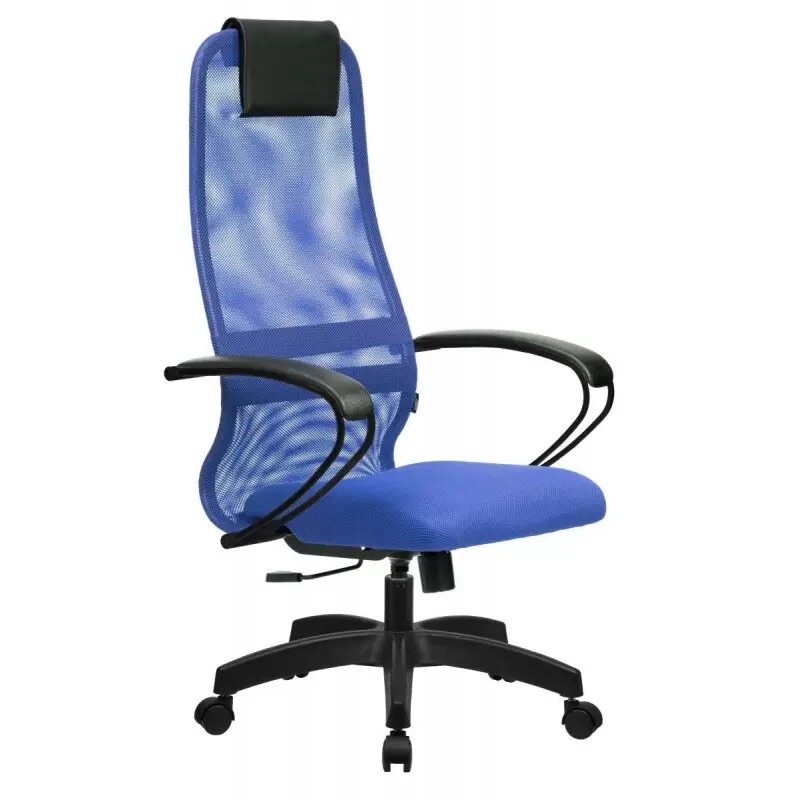 Кресло компьютерное SU-B-8/подл.130/осн.001 Синий/Синий