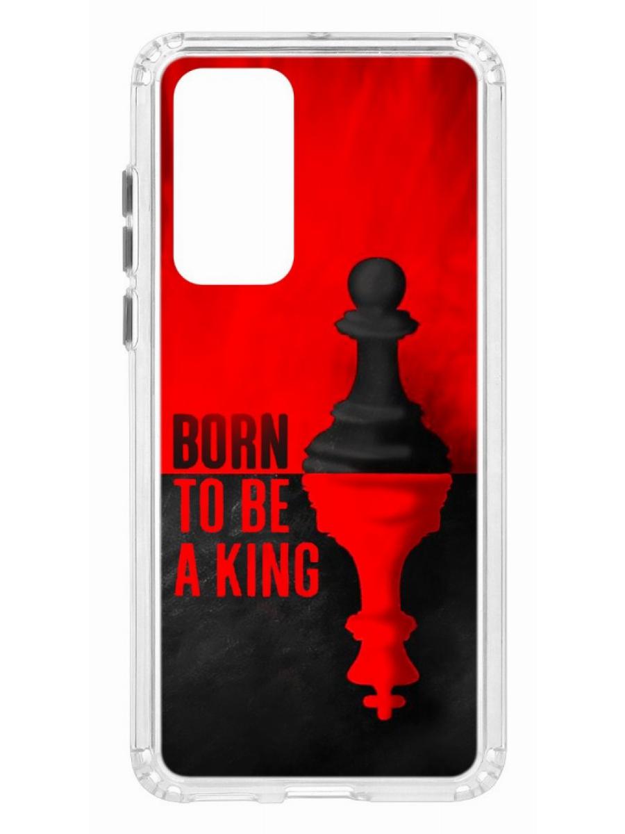 Чехол для Huawei P40 Kruche Print Born to be a King