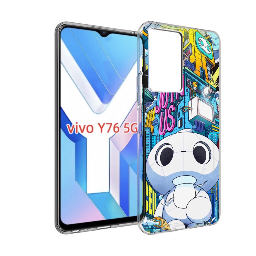

Чехол MyPads FaceU для Vivo Y76 5G, Прозрачный, Tocco