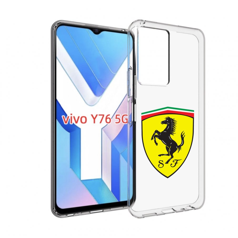 

Чехол Mypads Ferrari-3 Мужской Для Vivo Y76 5G, Прозрачный, Tocco