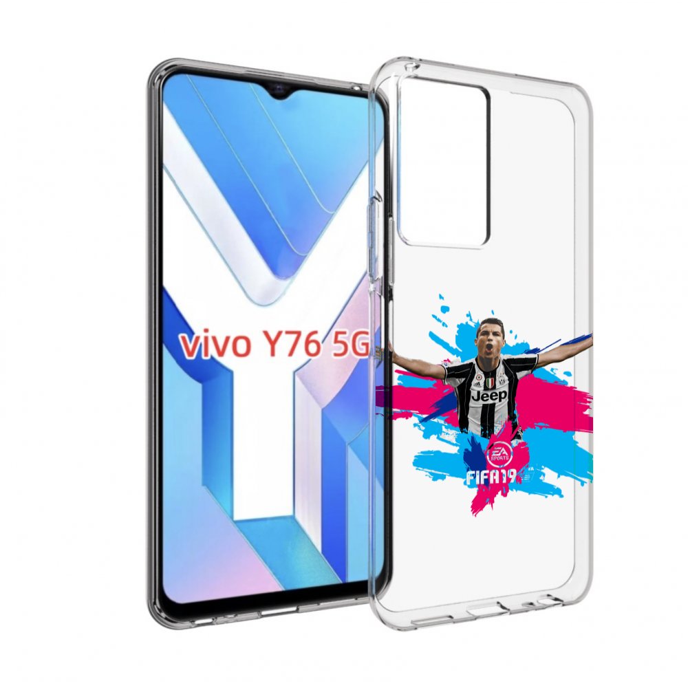 

Чехол MyPads Fifa-2019-2020-2021-2022 мужской для Vivo Y76 5G, Прозрачный, Tocco