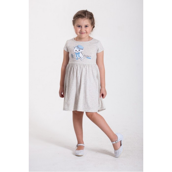Платье детское LP Collection 532806 серый меланж; разноцветный 110