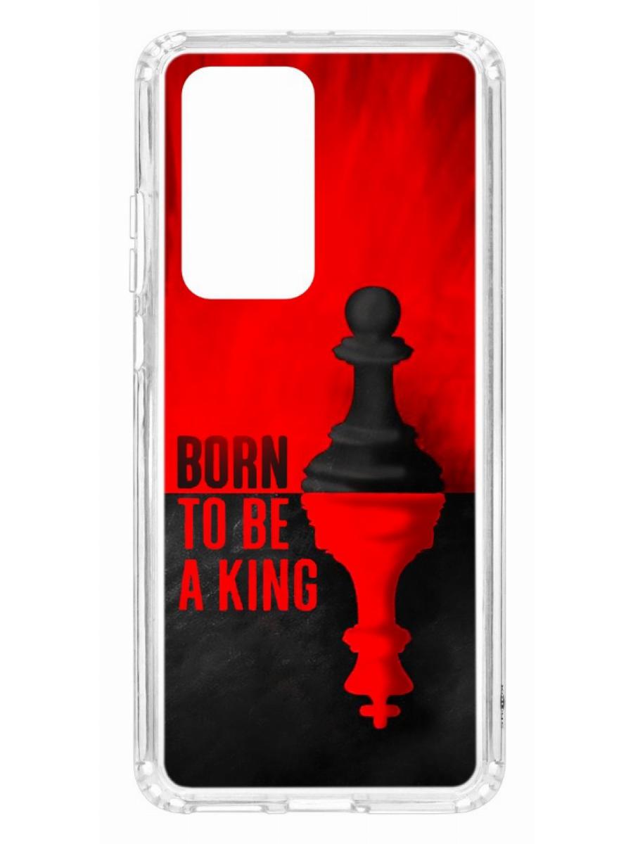 фото Чехол для huawei p40 pro kruche print born to be a king кruче