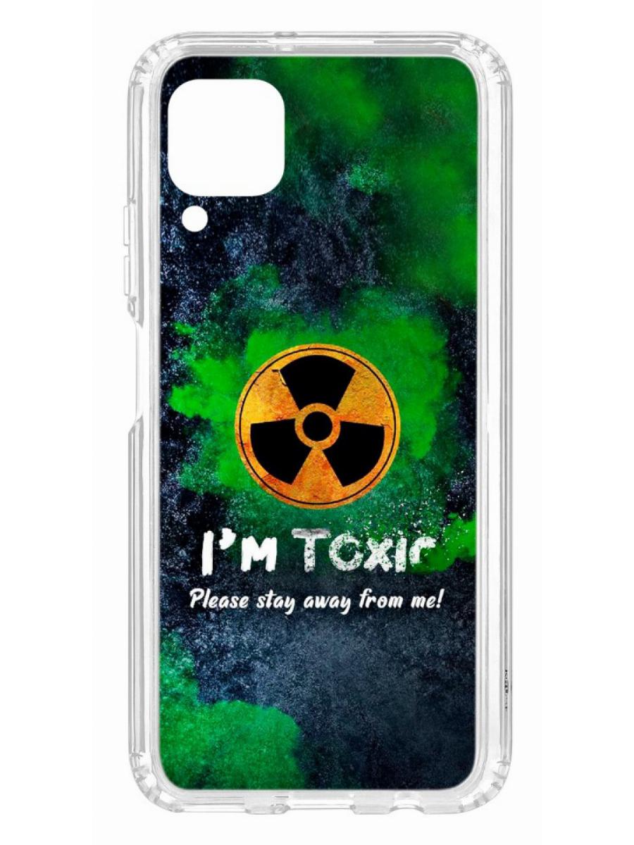 фото Чехол для huawei p40 lite kruche print toxic кruче