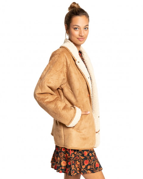 

Куртка женская Billabong F3JK22-BIF2 коричневая L/12, F3JK22-BIF2
