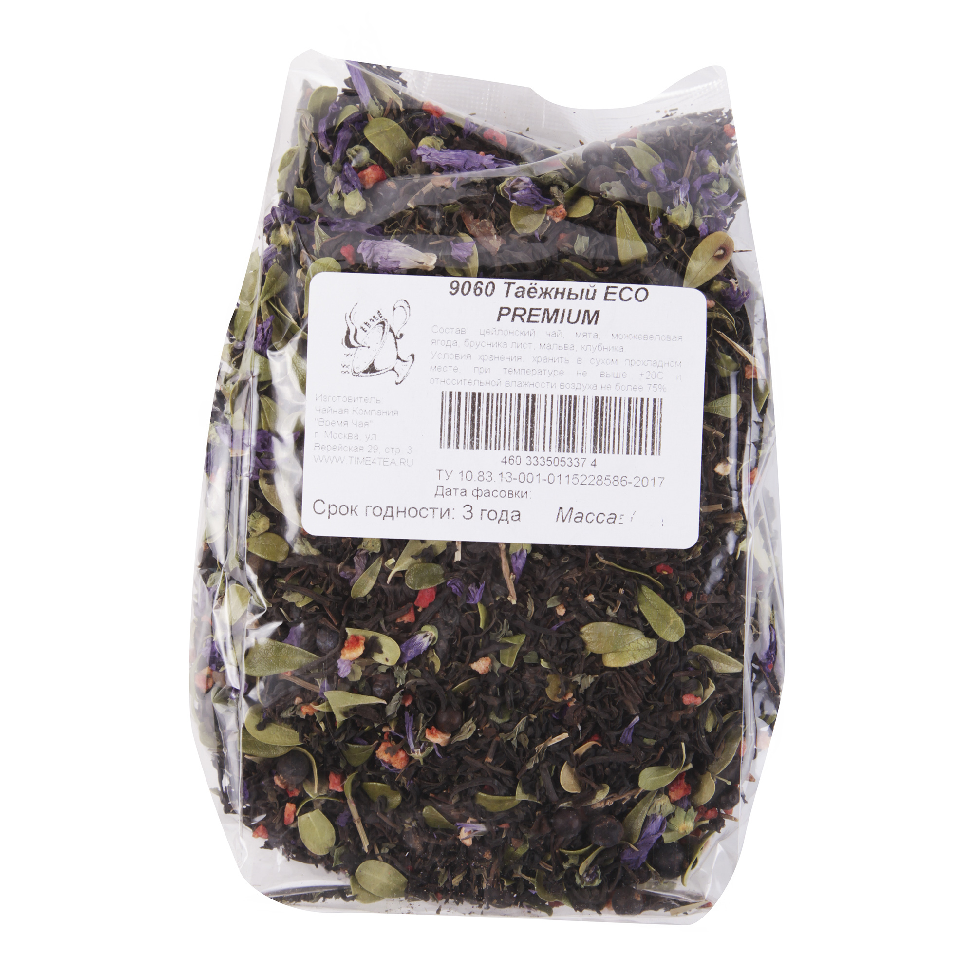 

Чай черный Time4tea Таёжный ECO Premium листовой 200 г