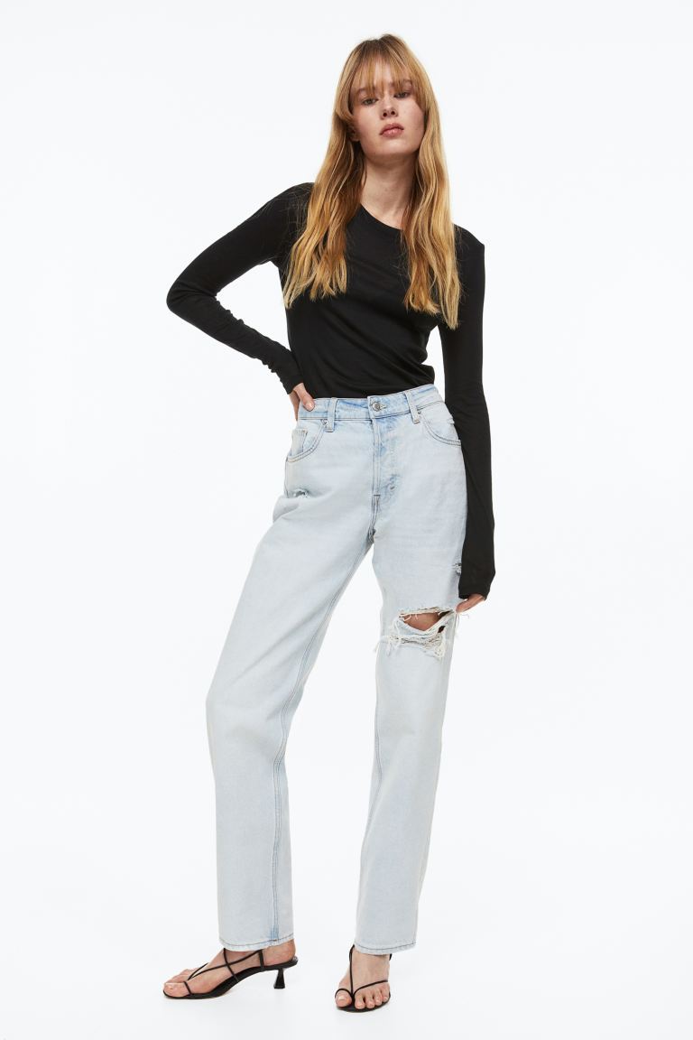 

Джинсы женские H&M 0922835028 голубые 32 (доставка из-за рубежа), Голубой, 0922835028