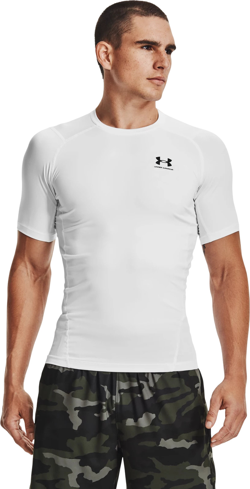 Футболка мужская Under Armour UA HG Armour Comp SS белая MD