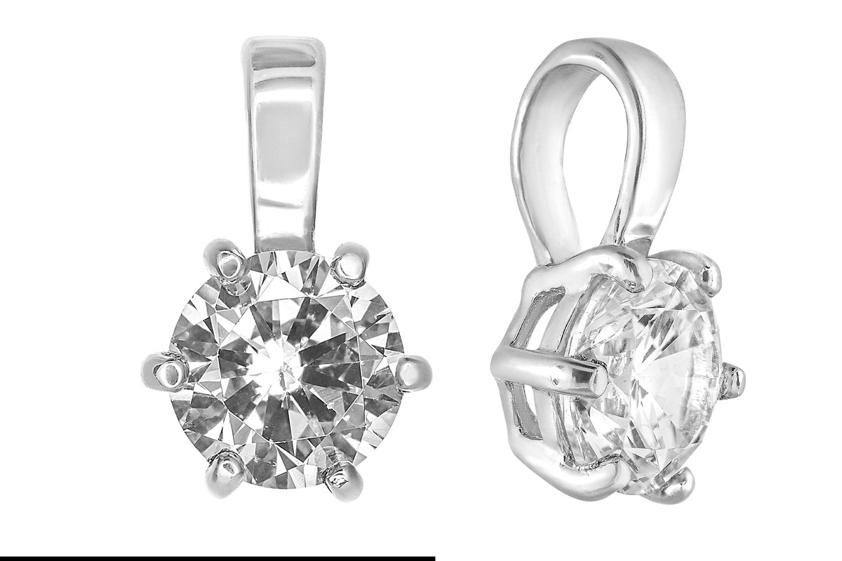 

Кулон из серебра WONDERLI П6КР440Ж, фианит, П6КР440Ж