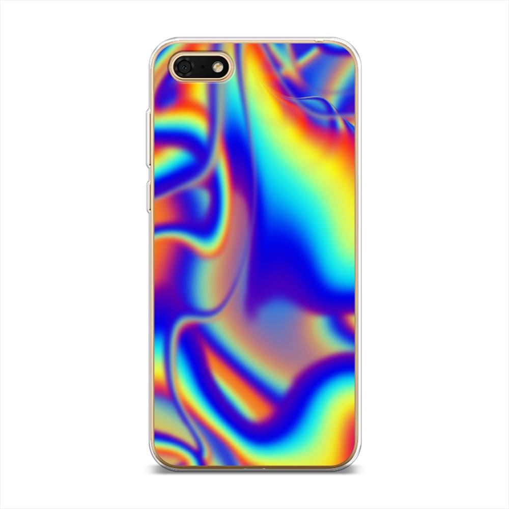 

Чехол на Huawei Honor 7A "Яркая голограмма", Разноцветный, 66350-3