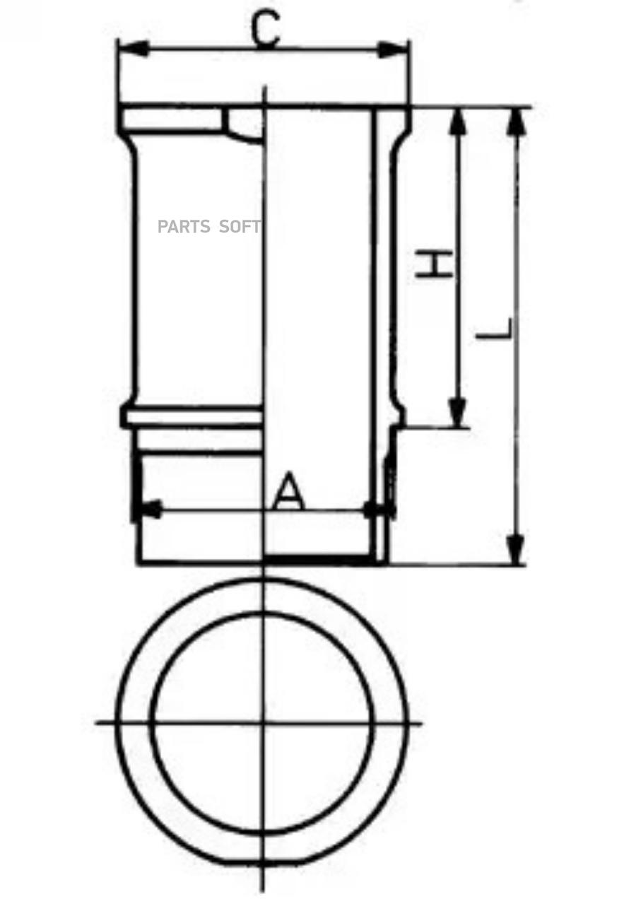 

Гильза D75.0 Kolbenschmidt 89584110