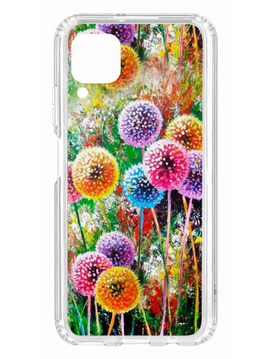 фото Чехол для huawei p40 lite kruche print одуванчики кruче