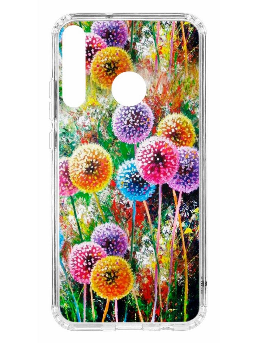 фото Чехол для huawei p40 lite e kruche print одуванчики кruче