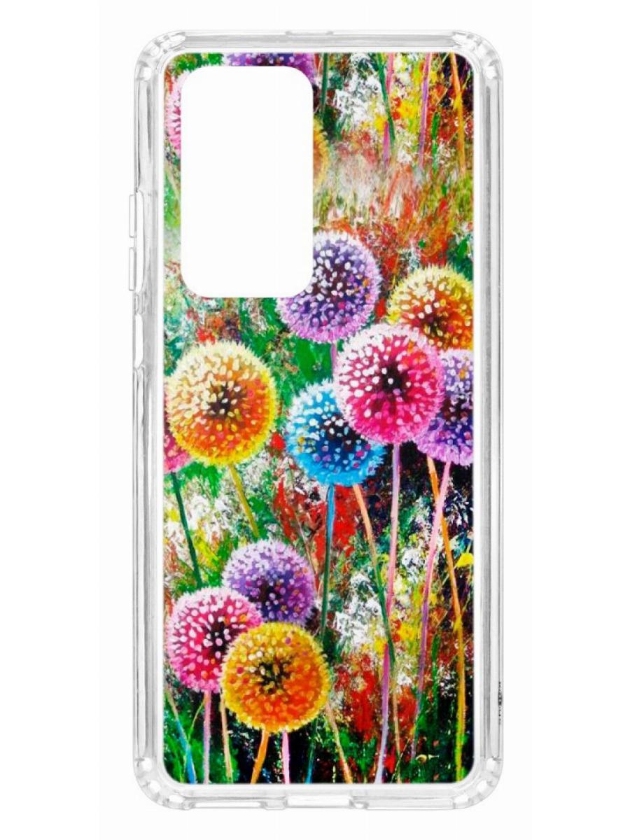 фото Чехол для huawei p40 pro kruche print одуванчики кruче