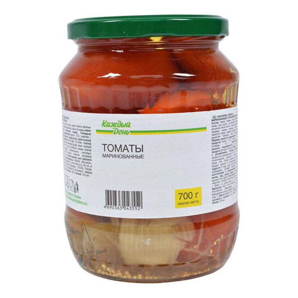 

Помидоры Каждый день маринованные 700 г