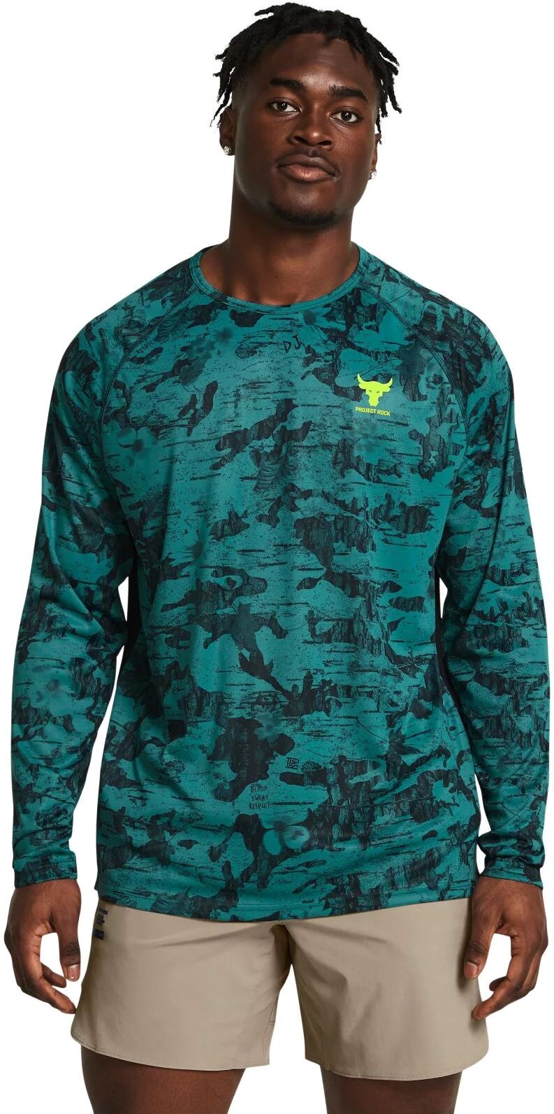 

Лонгслив мужской Under Armour PJT RCK ISOCHILL LS бирюзовый LG, PJT RCK ISOCHILL LS