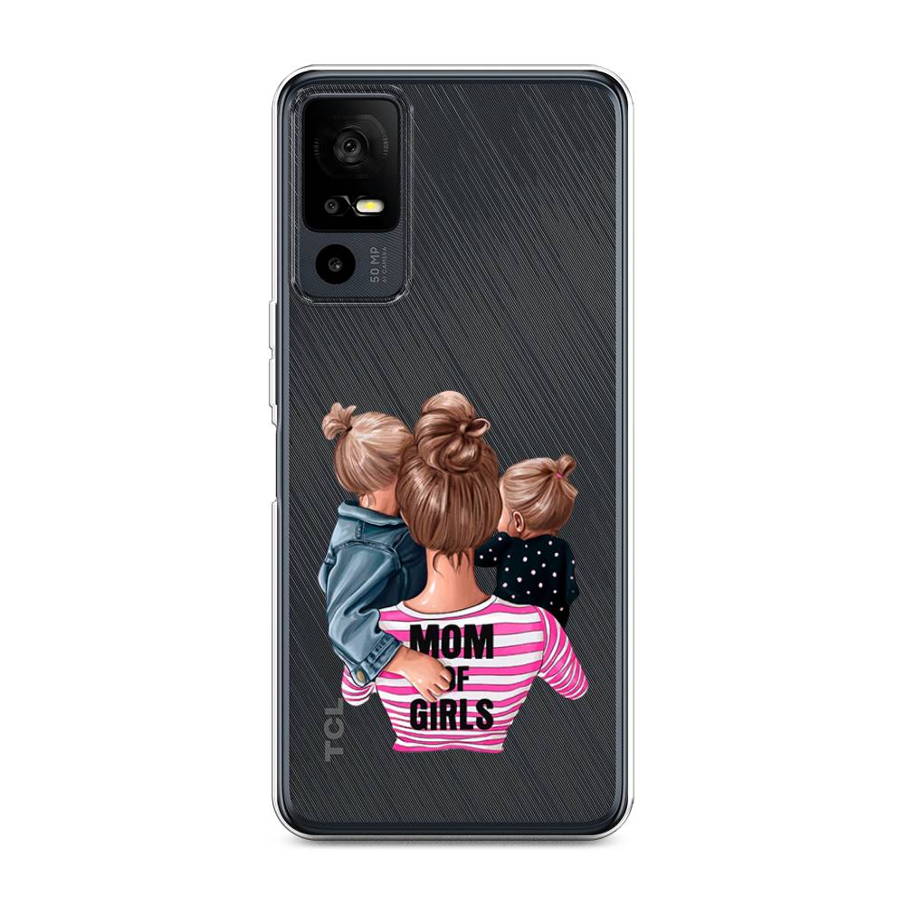 

Чехол Awog на TCL 40R 5G "Mom of Girls", Разноцветный, 291250-6