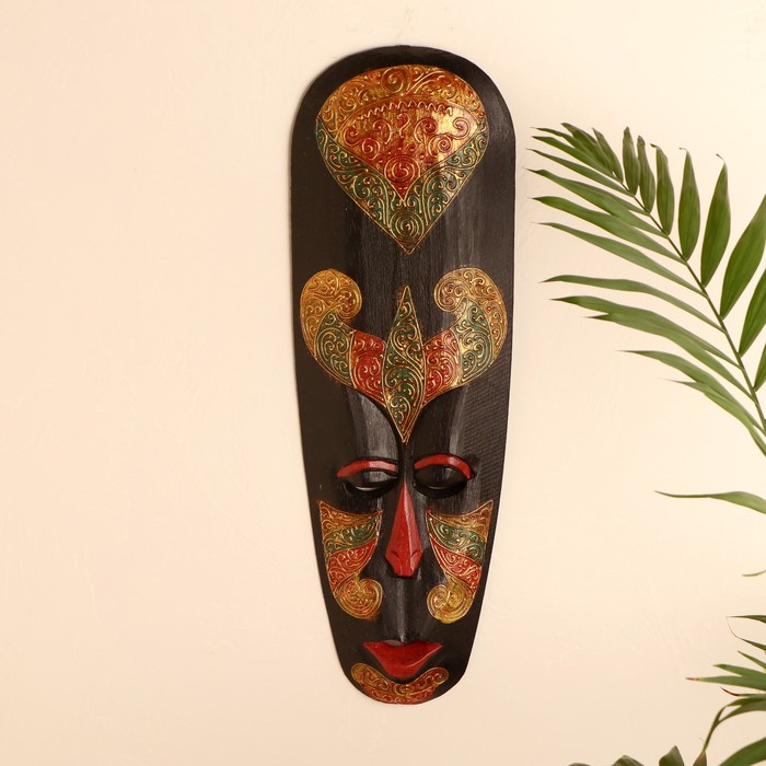 

Маска "Чудо" дерево 3х12х50 см, Indonesian style