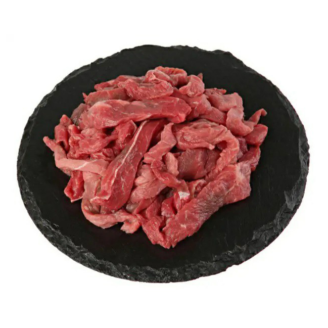 Поджарка из говядины «Каждый день» охлажденная (0,48-0,72 кг), 1 упаковка  0,6 кг