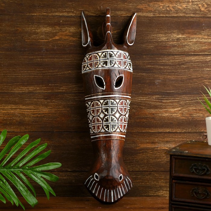 

Маска дерево "Зебра" 50х11х5 см, Indonesian style