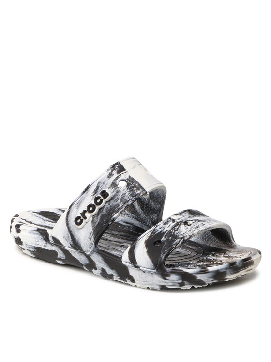 

Шлепанцы Classic Crocs Marbled Sandal 207701 Crocs белый 37,5 EU, Classic Crocs Marbled Sandal 207701