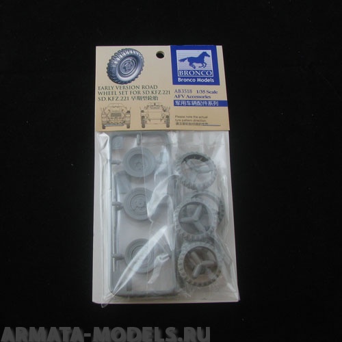 

AB3518 Sdkfz.221 road wheel set Early version
