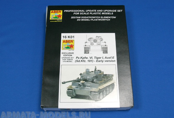 

Дополнения для Pz.Kpfw.VI Ausf.E Sd.Kfz.181 Tiger Iearly version для Tamiya 1:16 ABR16-K01