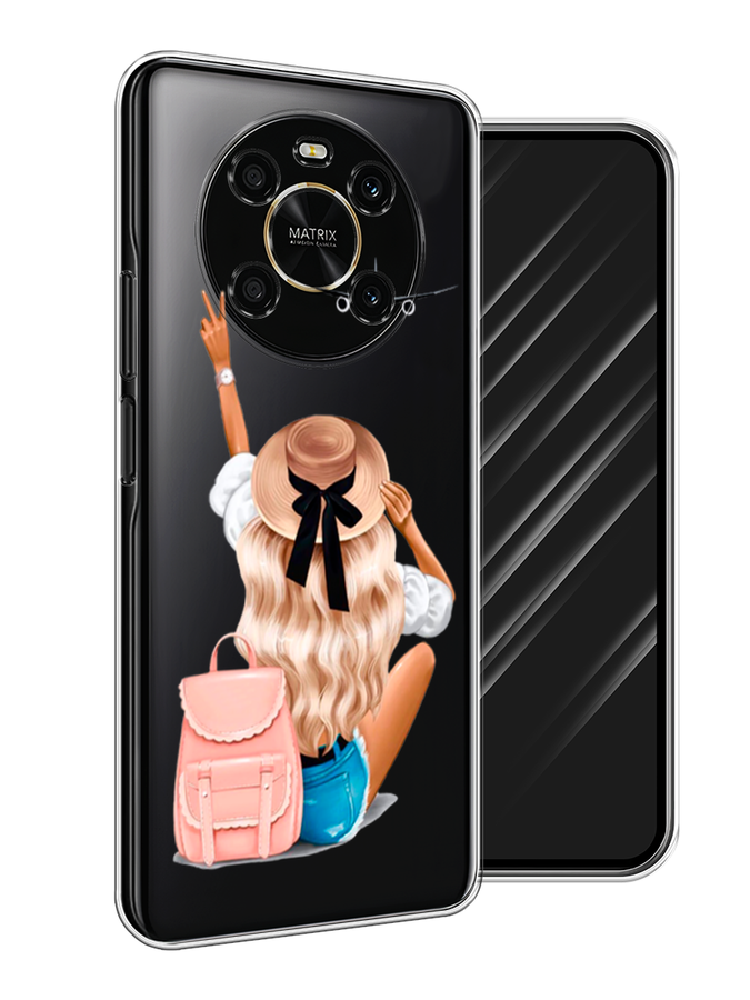 

Чехол Awog на Honor X9 4G/Magic4 Lite 4G "Автостопом самолетом", Разноцветный, 6108150-7