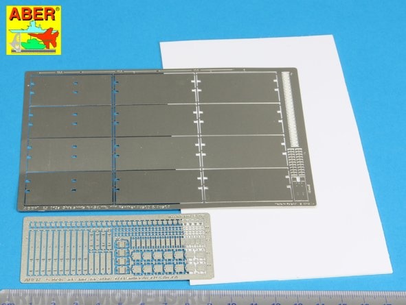 

ABR-25 019 Дополнения для Side skirts for Panther A/D для Tamiya, Academy 1/25