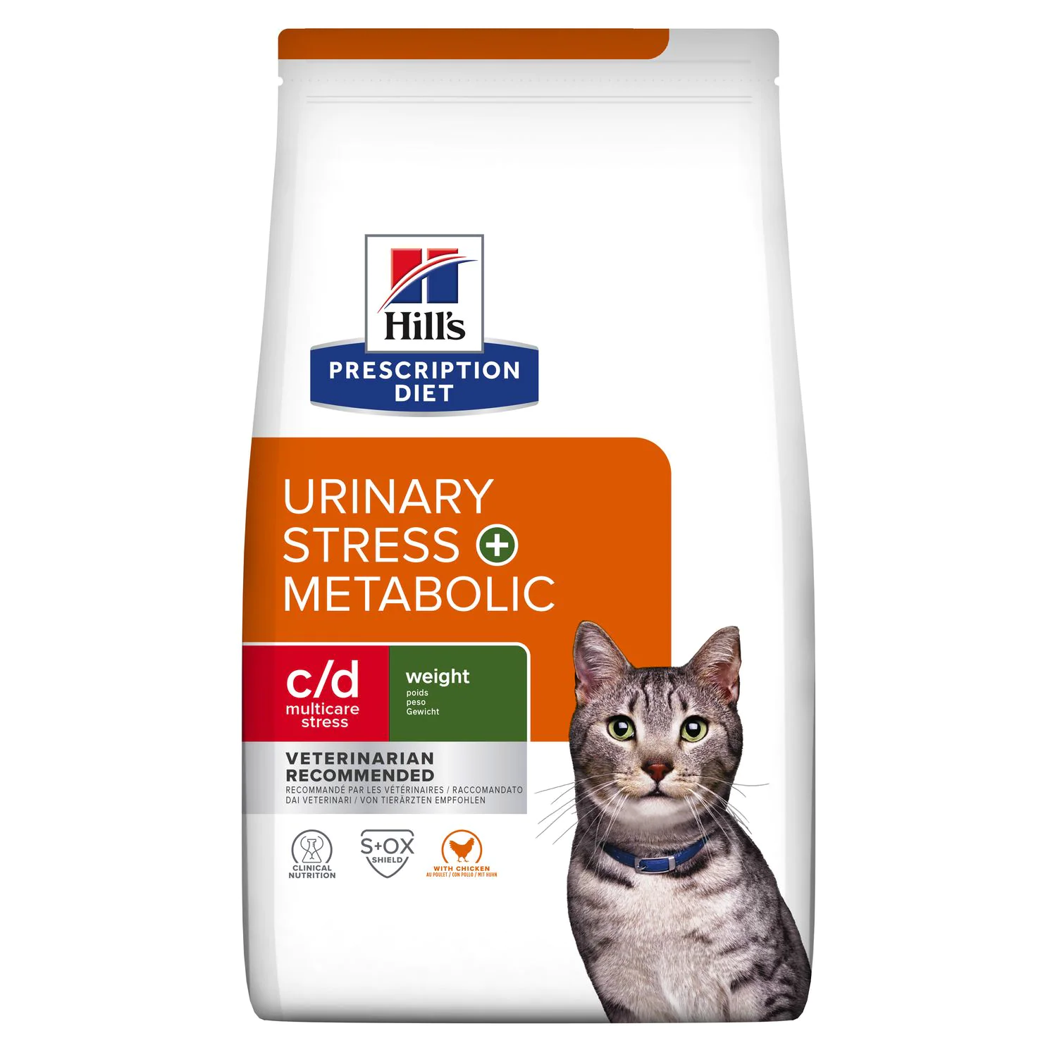 

Сухой корм для кошек Hill's Prescription Diet Stress+Metabolic, снижение веса, 1,5кг
