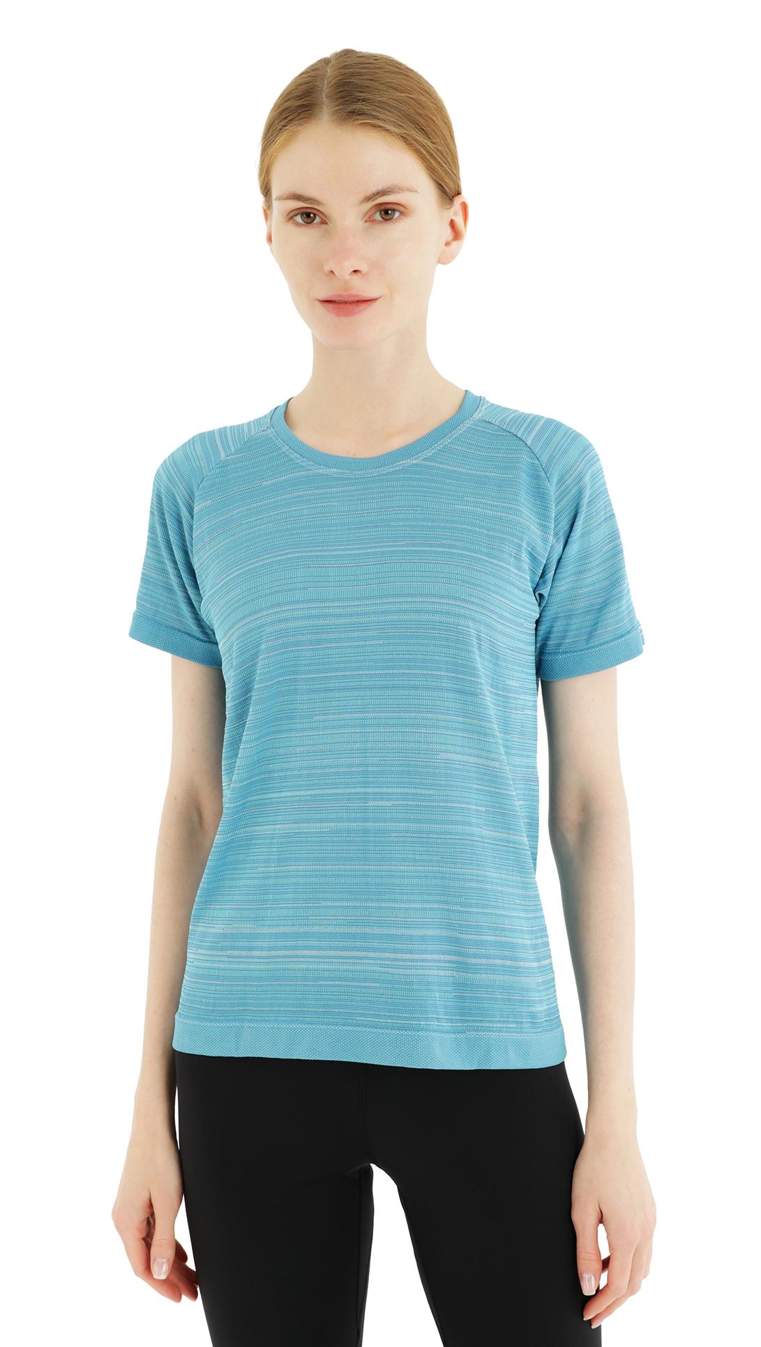 Футболка Беговая Accapi Ecocycle Women's Short Sleeve Shirt Scrapes Sea/Turquoise L INT