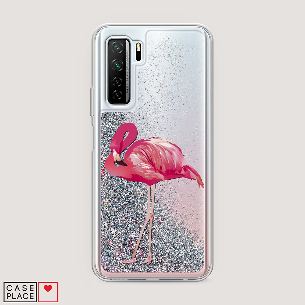 

Чехол Awog на Huawei P40 lite 5G/Honor 30S Global/Nova 7 SE "Застенчивый фламинго", Разноцветный, 6102991-1
