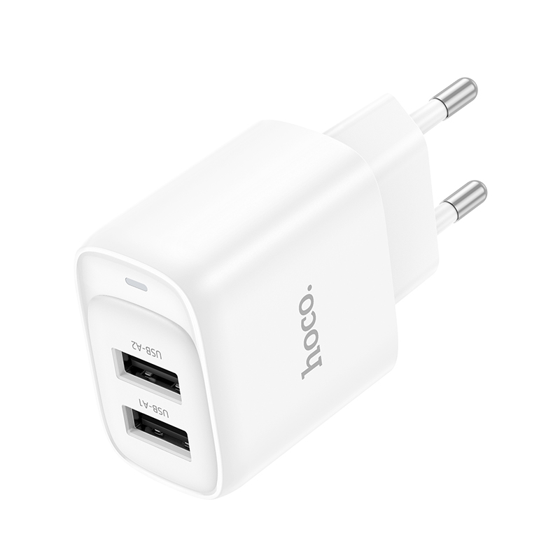 

Сетевое зарядное устройство Hoco C141A type-c - type-c 2xUSB 3 А белый, C141A