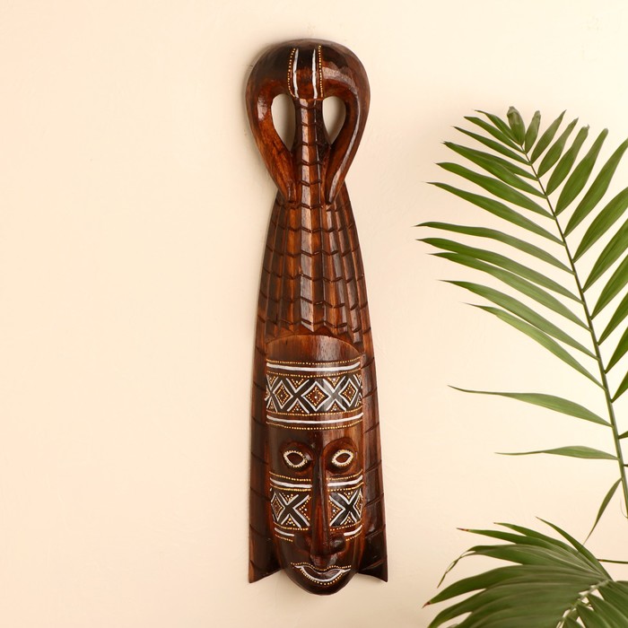 

Маска дерево "Абориген" 50х12х4 см, Indonesian style