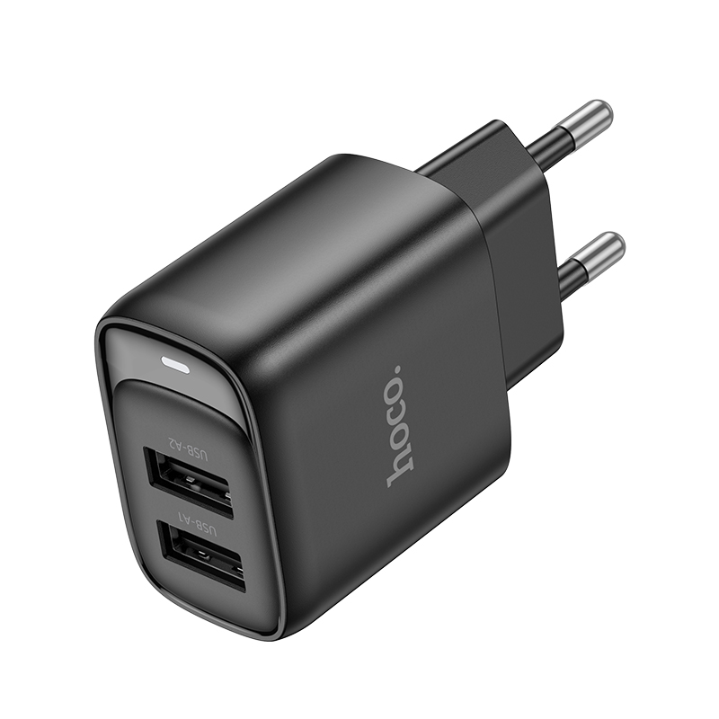 

Сетевое зарядное устройство Hoco C141A lightning - usb type-c 2xUSB 3 А белый, C141A