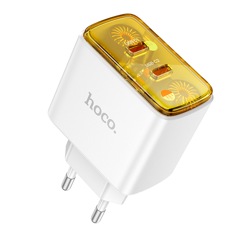 

Сетевое зарядное устройство Hoco CS43A lightning - usb type-c 1xUSB Type-C 3 А белый, CS43A