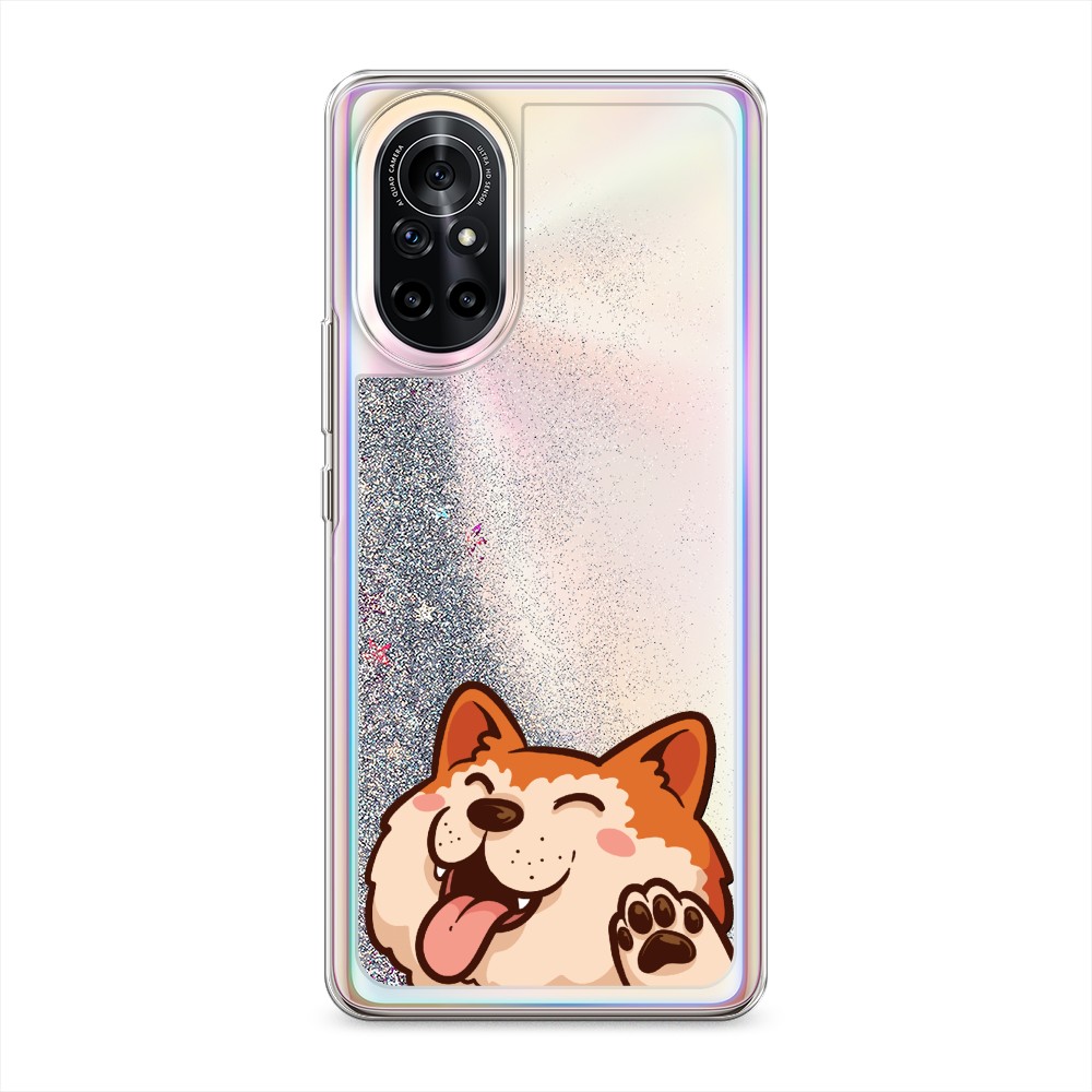

Чехол Awog на Honor V40 Lite/Nova 8 "Акита-ину машет", Разноцветный, 6105791-1