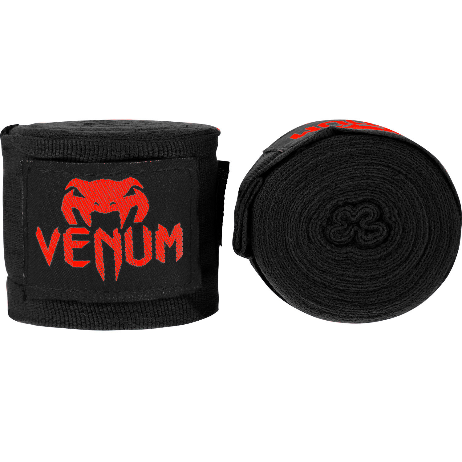 бинты боксерские venum kontact 2,5m black/red боксерские
