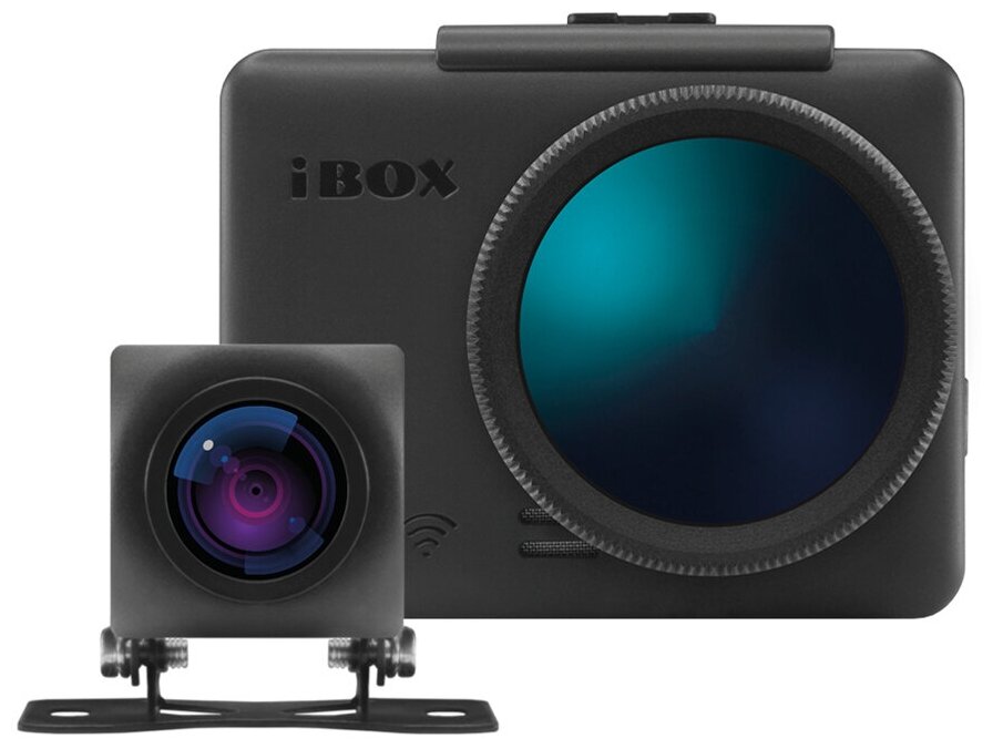 фото Видеорегистратор ibox flash wifi dual + камера заднего вида ibox rearcam d7